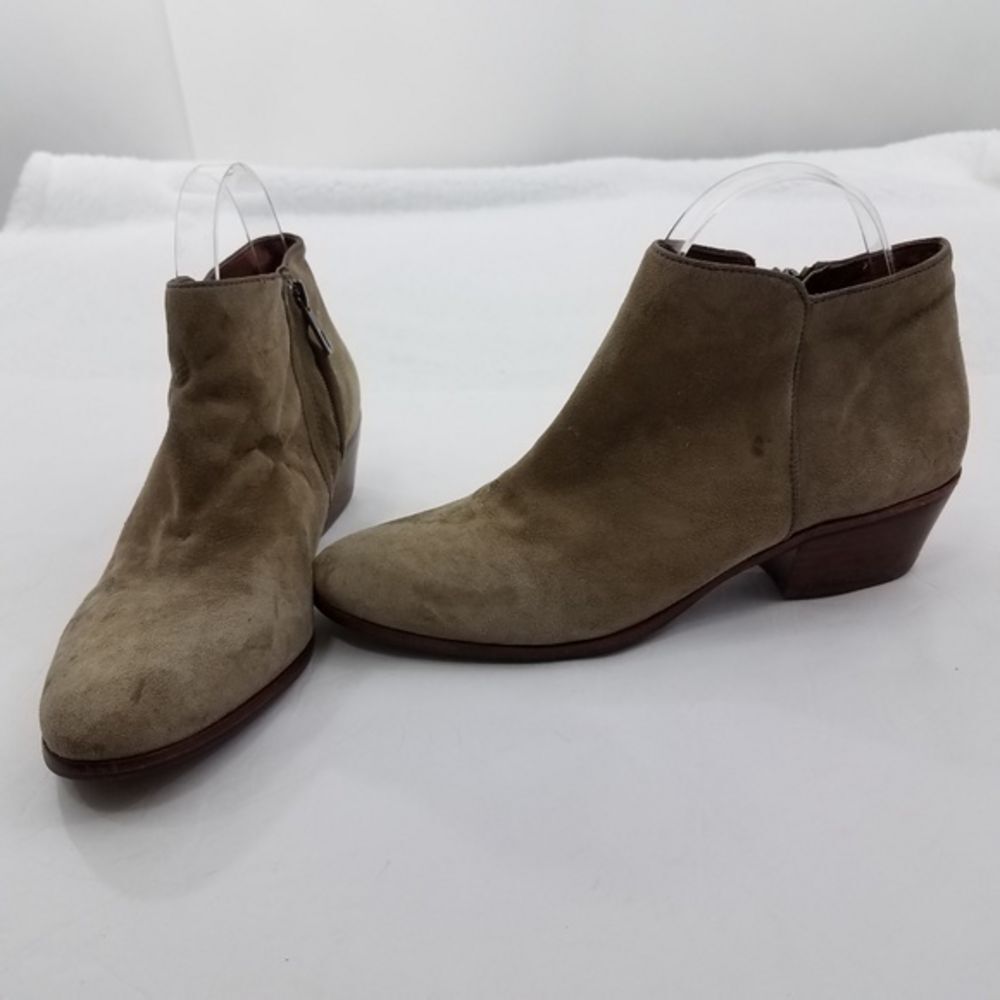 Sam Edelman Size 7.5 Booties Petty Tan Gray‎ Womens
